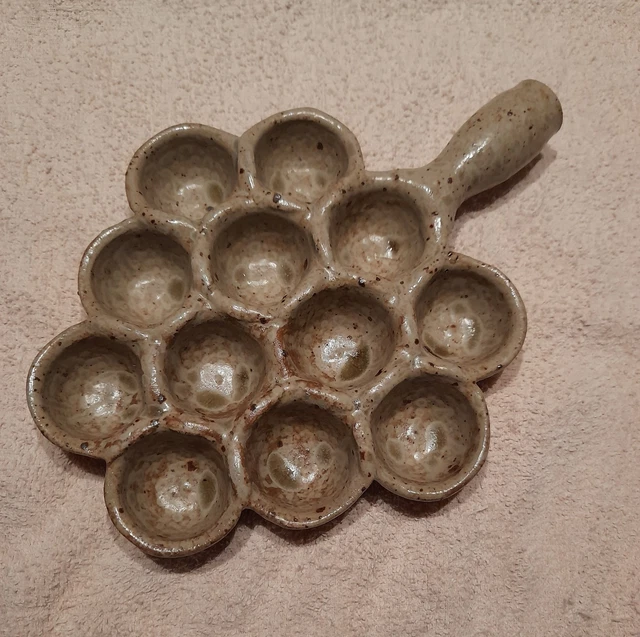 Poêlon à escargots - en porcelaine émaillée - 6 trous - Meilleur du Chef
