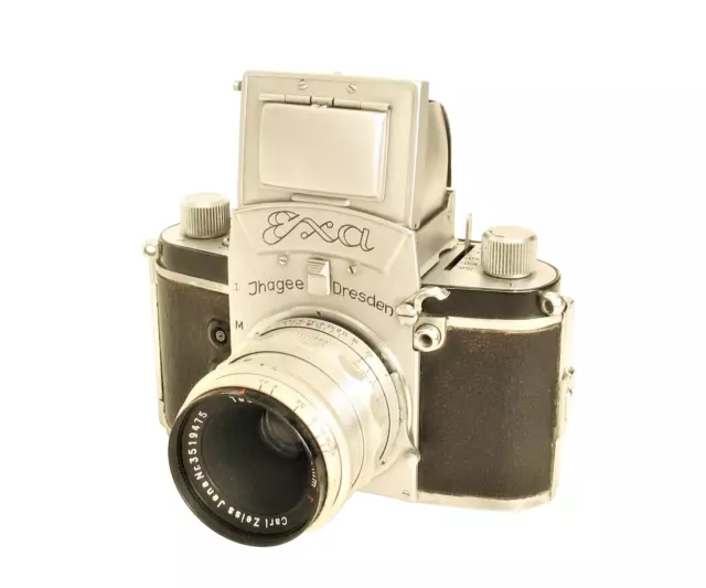 Ihagee Exa Ver 1.2 35mm SLR Camara, Carl Zeiss Jena Lens f/3.5 50mm Tessar 1953