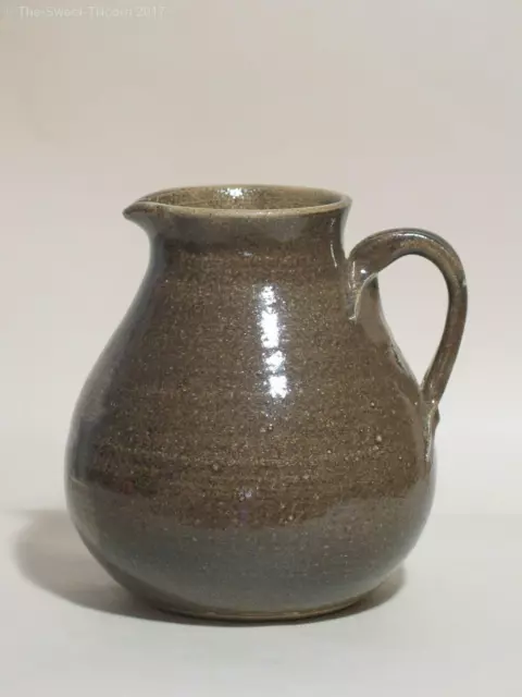 Early Solid Stoneware Jug by Tim Strachan, 1979. Australian Studio Pottery