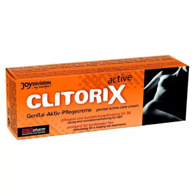 EROpharm ClitoriX active 40 ml, Klitoriscreme, Pflegecreme, anregend, pflegend