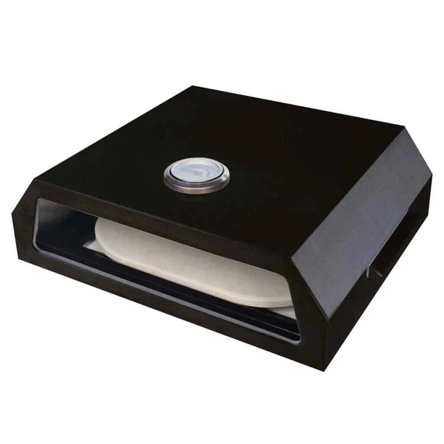 BBGRILL Grill Steinofen Schwarz Stahl BBQ Barbecue Gartengrill Pizzaofen BBGRILL