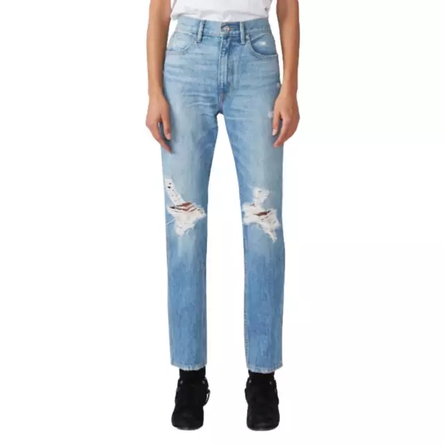 SLVRLAKE VIRGINIA HIGH rise slim straight jean for women $213.00 - PicClick