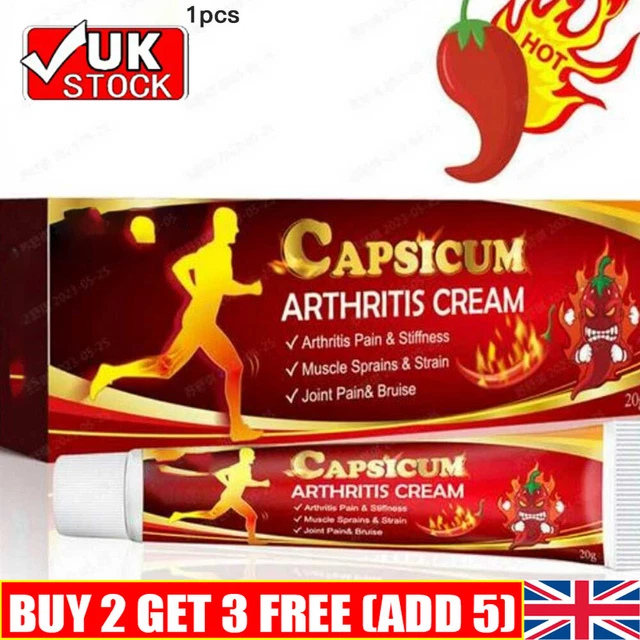 Sumifun Capsicum Arthritis Cream Hot Rheumatoid Arthritis Joint Knee Pain Relief