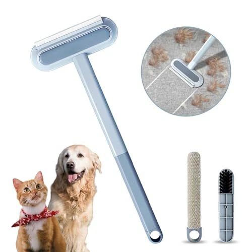 Pet Hair Remover, Cat and Dog Fur Cleaning Kit, 4in1Multi-Functional Househol...