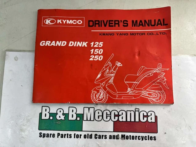 Manuale Guidatore Kymco Grand Dink 250 2001-2006 (Js842)
