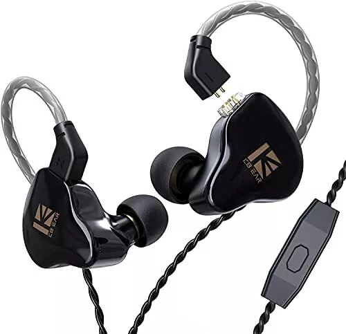 Yinyoo KBEAR KS1 in Ear Monitor, Auricolari Stereo cablati Dual Magnectic