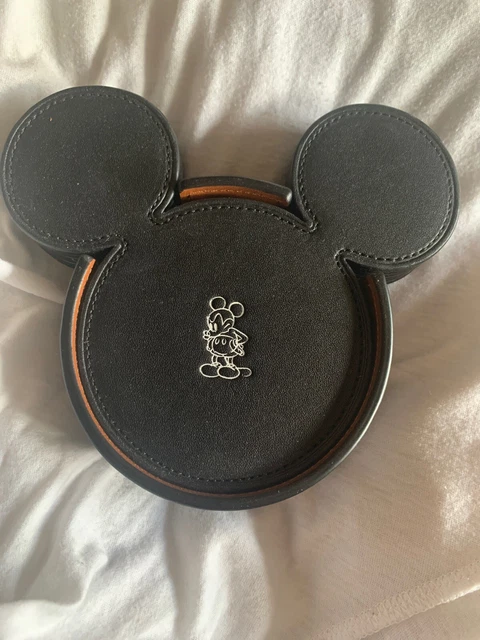 🌺🌺NWT Coach Disney Mickey Mouse Coaster Set 66512 Limited Edition New RARE