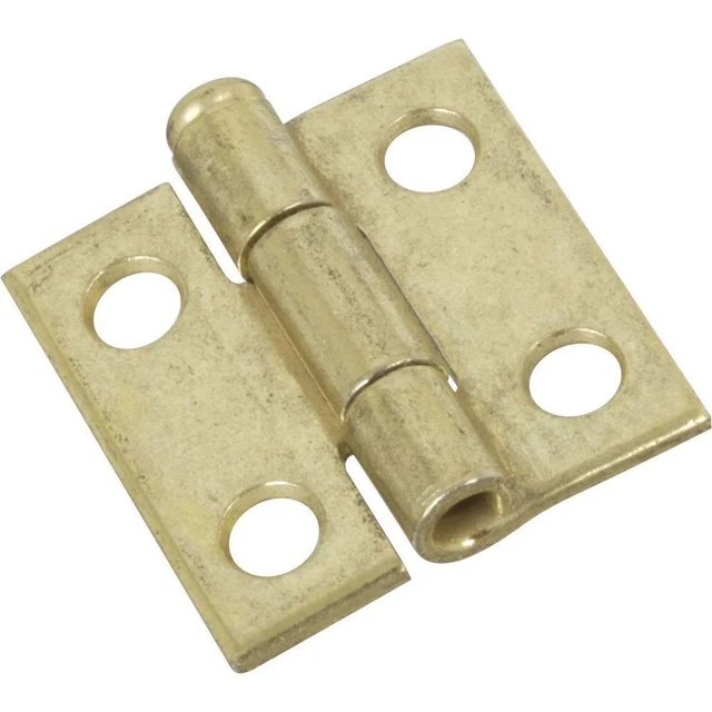 National Hardware Removable Pin Hinges Brass 2 Pack N141-622 V508 Lot of 2