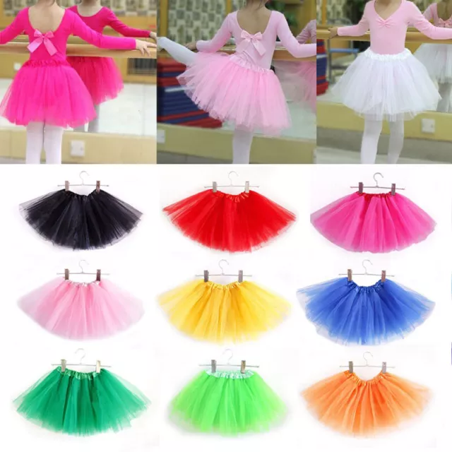 Mädchen Kinder Tutu Ballett Dancewear Rock Dress Up Fancy Phantasie Party Dress