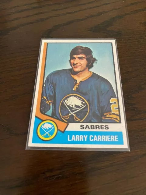 1974-75 O-Pee-Chee Buffalo Sabres #43 Larry Carriere