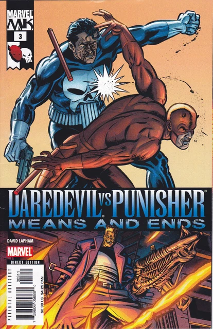 Daredevil vs. Punisher: Means and Ends #3 (Marvel 2005) David Lapham Fine FN 6.0