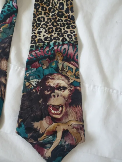 King Kong Mens Novelty Necktie American Ape Movie Gorilla Silk Neck Tie