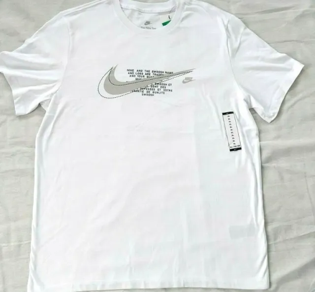 Men Nike Ultra Just do it  logo T-Shirt Top Size M/L/XL  Swoosh logo tick Print