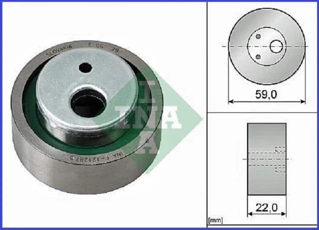 Galet tendeur de courroie de distribution Citroen AX Berlingo BX C15 Evasion