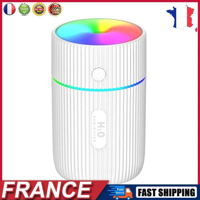 Portable Colorful Mini USB Car Humidifier Mist Maker Air Purifier (White) fr