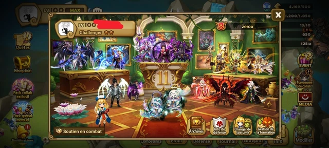 Compte Summoners War Haut Niveau à Vendre - Avec Veronica, Kinki, Vritra + 8 Monstres 5★