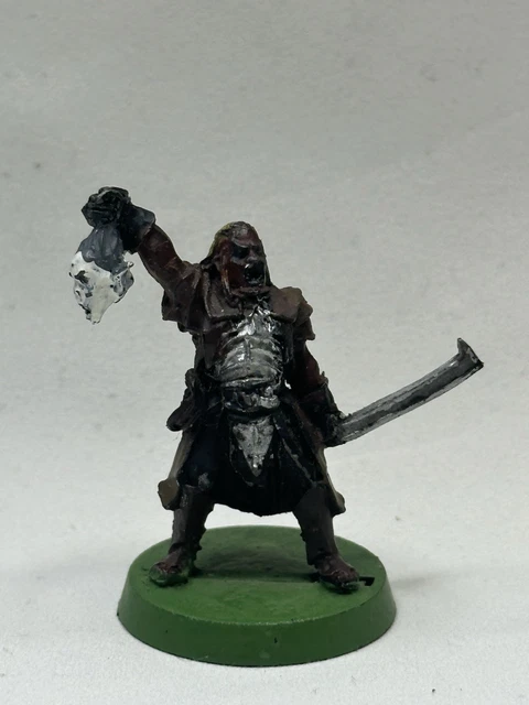 LORD OF THE Rings Ugluk Uruk Hai Captain Games Workshop Metal LOTR ...