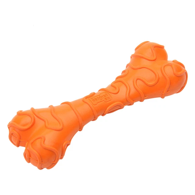 Interessante Welpenspielzeug Cartoon Knochen Modell Hund Gummi Molar Spielzeug