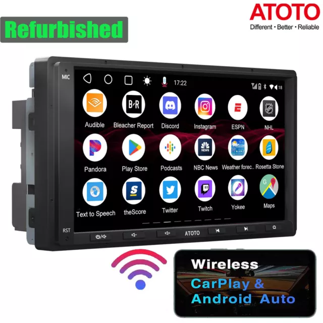 ATOTO A6PF 7" 2Din Car Stereo GPS Navigation-2+32G Wireless CarPlay/Android Auto