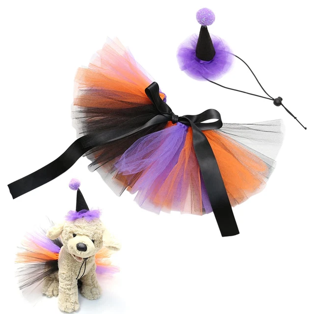 Niedliches Hundekostüm, Bowtie Hut Kleid Set für Katze Und Hund, Haustier