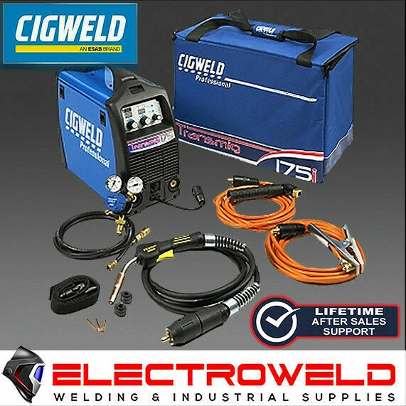 TRANSMIG 175i CIGWELD SALDATRICE MIG TIG STICK INVERTER MMA MULTI PROCESSO...