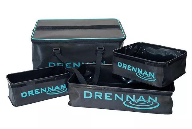DRENNAN 4 PART Bait System 30 Ltr Fishing tackle containers £48.95