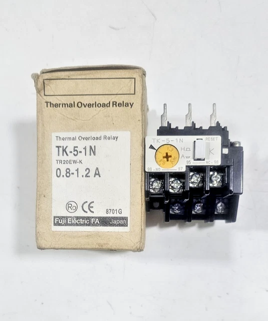 Relais De Surcharge Thermique Fuji TR-0N/3 2.2-3.4A - 1 Pièce Neuf - Origine Japon - Pour Automates