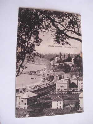 Savona Celle Ligure Castello e Ville non spedita f p. 