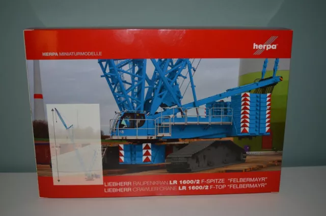 Herpa 308298 F-Spitze für Liebherr Raupenkran LR 1600/2 - Felbermayr (A)