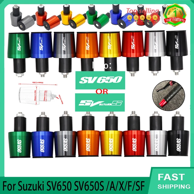 CNC For Suzuki SV650 SV650S /A/X/F/SF Grips End Grip Cap Plug Slider universal