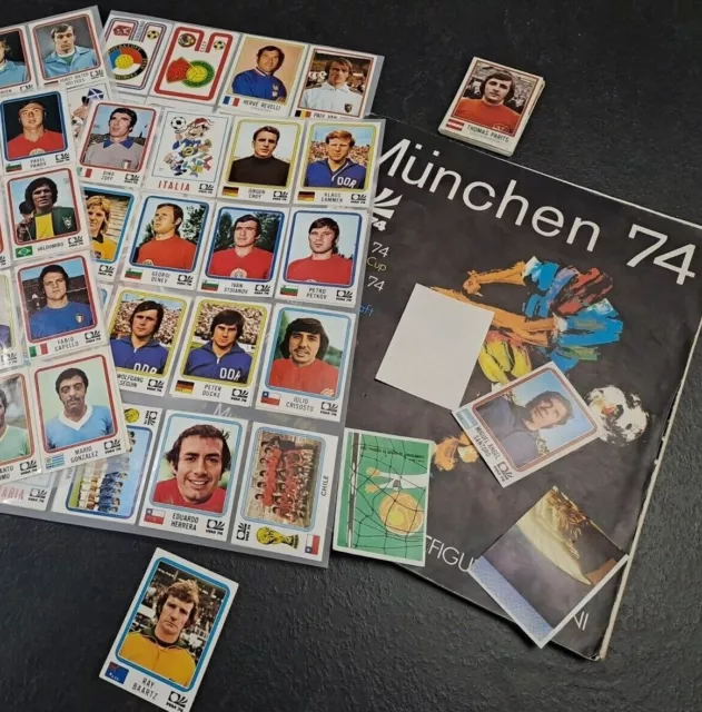 Panini Munchen 74 Wc Stickers Removed Rec Recovered N. 1 - 200 Figurina Recupero