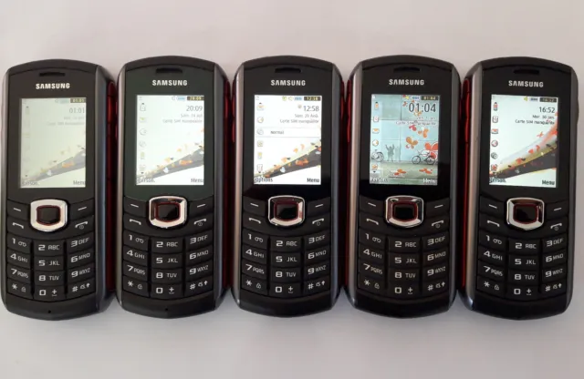 Problème Son / Lot 5 SAMSUNG B2710 Débloqués / à Réparer ou pour pièces