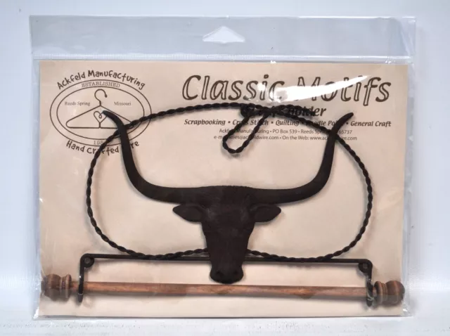 Classic Motifs 7.5 Inch Longhorn Craft Holder