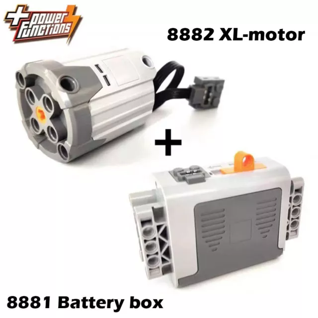 Power Functions 8882 XL Motor 8881 Battery Box Electric Train For LEGO Block Toy