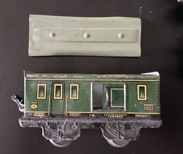 Lot De Wagons Et Rails Anciens Pullman Et JEP (occasion, Collection)