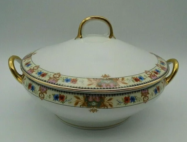 Vintage C.T. Altwasser Silesia Germany Lidded Porcelain Serving Casserole Dish