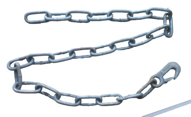 alte Eisenkette Kette Stahlkette  🍀 mit 1 Haken große Glieder ca 1,2 m lang