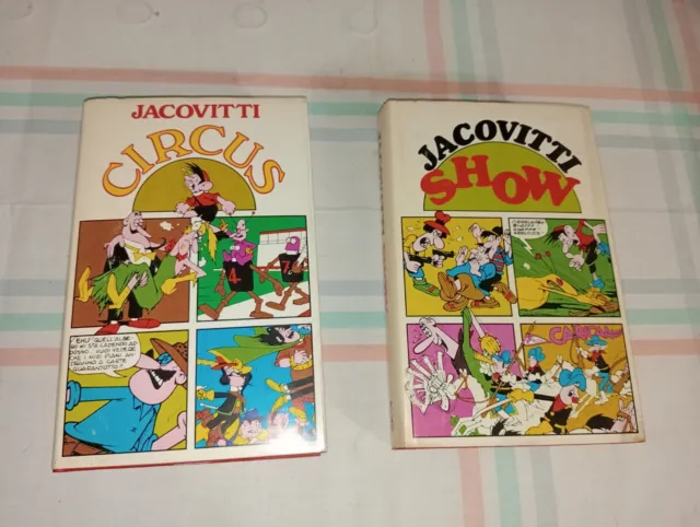 Lotto 2 Libri Fumetto Jacovitti Show Circus 1977/78 Cde