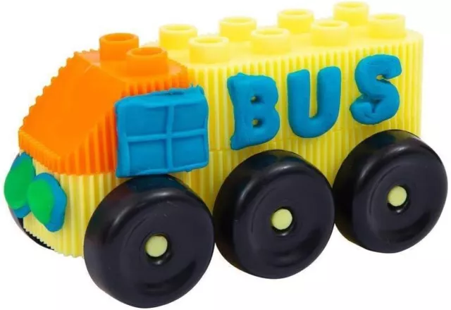 Play-Doh Blocks School Play'n learn Set, with Comb, Roller, and Sculpting Tool t 3