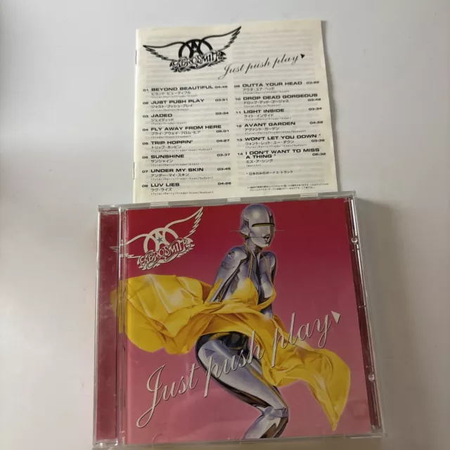 Aerosmith - Just Press Play (CD, 2001) Japan Srcs-2440