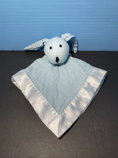 Aden + Anais Blue Dog Bunny Lovey Security Blanket Muslin Musy Mate Rabbit Puppy