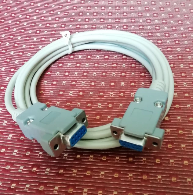 Câble Série DB9 Mâle-Mâle RS232 - 4,5 Pieds Pour Modem, Imprimante, Scanner - Null Modem