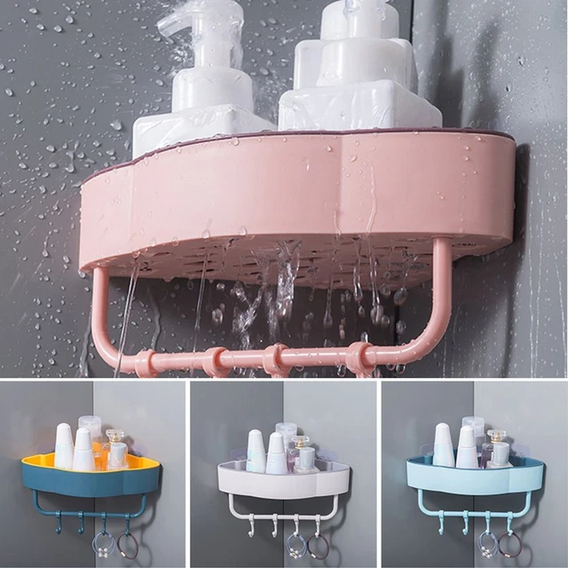 Estante de baño Corner Storage Rack Champú Holder organizador de cocina