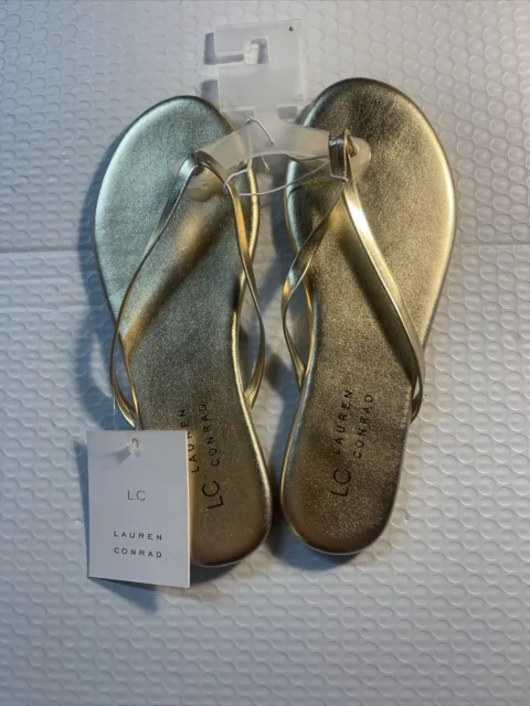 LC Lauren Conrad Honey Women's Flip Flop Sandals Size 6