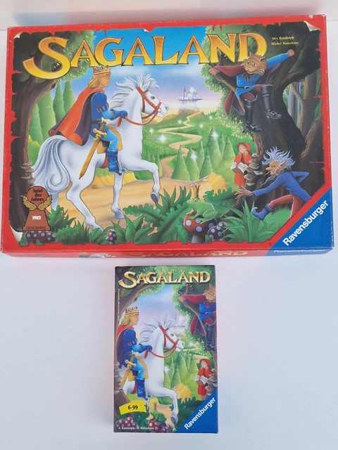 Sagaland Brettspiel  und Mitbringspiel Konvolut vollständig Ravensburger Spiel