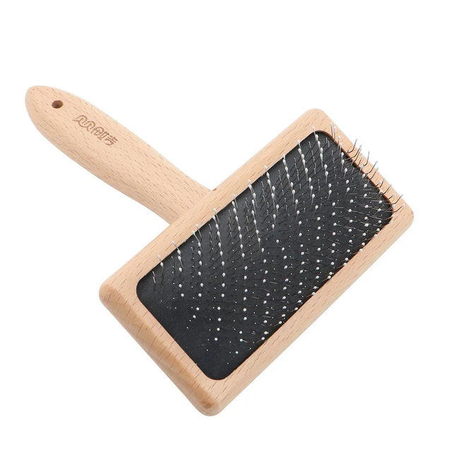 Wooden Pet Hairbrush Multifunctional Pet Brush Needle Comb