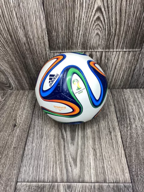 ADIDAS BRAZUCA MINI Soccer Ball Official License Hologram FIFA