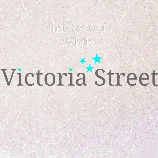 Victoria Street Glitter - Iridescent White - Fine 0.008" / 0.2mm (Unicorn)