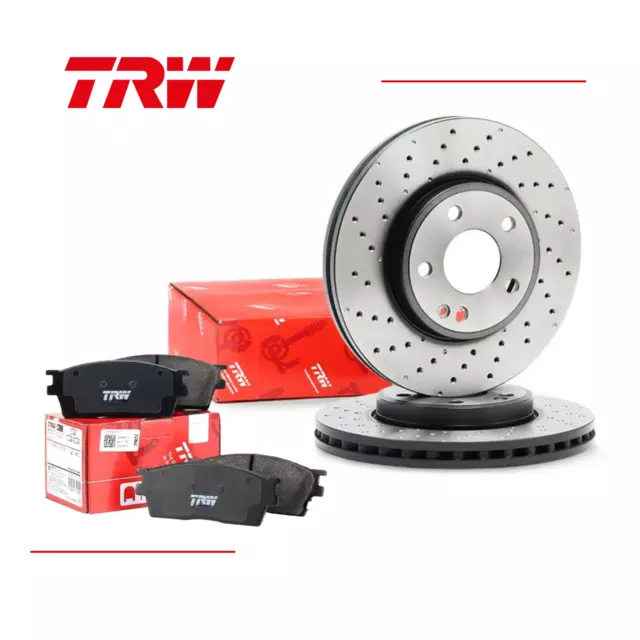 Kit Freno Anteriore TRW Adatto Per Fiat Panda 312 1.2 Benzina 500 Lancia Ypsilon