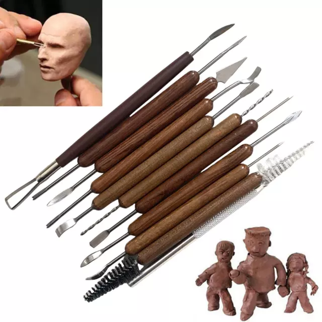 11Pcs Polymer Clay Tools Set Lightweight for Soap Carving Beginners Modeling